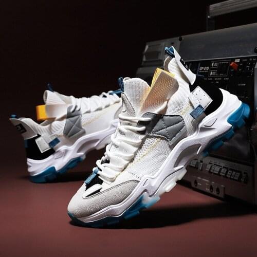 2020 Men Shoes Antiskid Damping Cool Outsole Breathable Jogging Walking Trekking Leisure Running Zapatills Sneakers R13-90