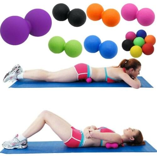Brand New Women Yoga Balls Men Fitness Massage Ball Trigger Point Myofascial Release Body Massage Yoga Lacrosse Solid Hot 2019