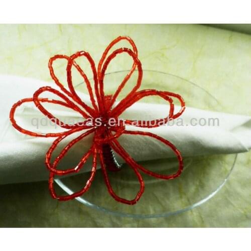 Aliexpress sold beaded wedding napkin ring
