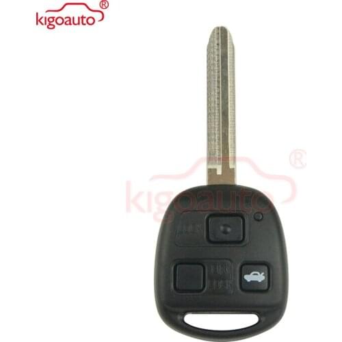 Denso( not Valeo) Kigoauto Remote key 3 buttonTOY43 blade 434mhz no chip for Toyota Land Cruiser FJ Cruiser