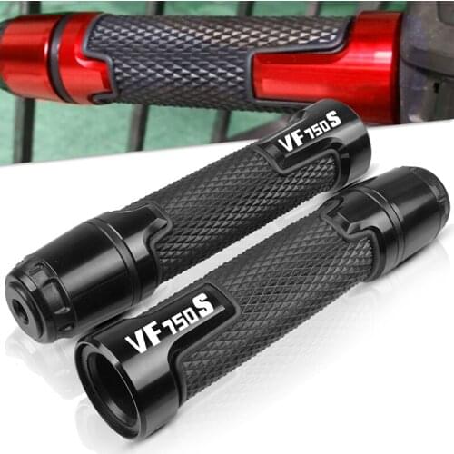 7/8"22MM CNC Motorcycle handlebar grip ends handle bar Motorbike handlebar grips FOR Honda VF750S SABRE 1982 1983 1984 1985 1986