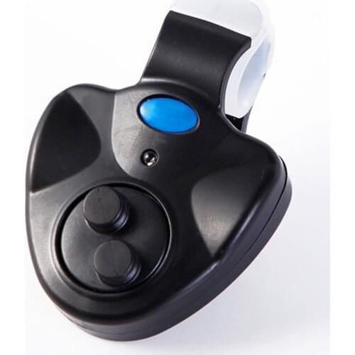 Fishing Alarm Electronic Buffered Fish Bite Alarm Loud Sound Clip on Bite Alarm with LED Light Fishing Tackle Tool Accessories