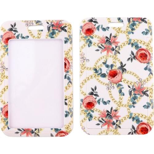 PC3301 Flowers Neck Strap Lanyard For Keys ID Card Gym Phone Straps USB Badge Holder DIY Hang Rope Fashion Lariat Lanyard