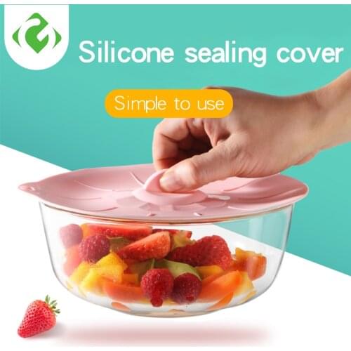 1Pcs Silicone Food Wrap Seal Cover Cling Film Fresh Food Cover Reusable Food Silicone fresh Cover Placemat Kitchen Tool