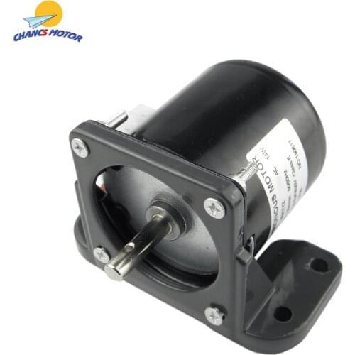 CHANCS Motor 60KTYZ AC 220V Synchronous Gear Motor Speed 1.2RPM 2.5RPM 5RPM 20RPM 30RPM with Bracket Factory Sale New Product
