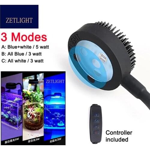 Zetlight LED lamp M1 LED Full Spectrum Nano Small Aquarium Fish Tank Sea Water Saltwater Marine Coral Reef LED and plant Light