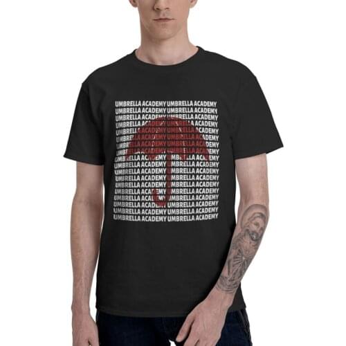 The Umbrella Academy T Shirts Men Short Sleeve Cotton T-shirt Number 5 Tee Graphic Tshirts Gift Idea
