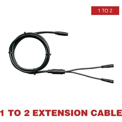 Electric Bicycle Motor Extension Cable 155cm Waterproof Motor Extension Cable One To Two Control Lines Bicycle Accessories