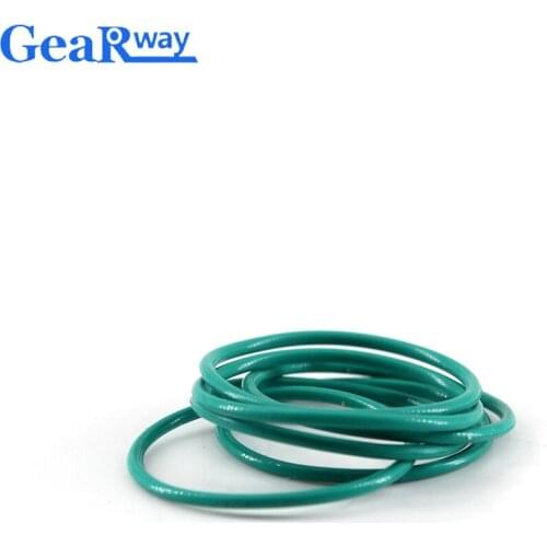 Gearway Green FKM O Ring Seal 1.5mm CS O Ring Seal Washer 21/22/23/24/41/42/43mm OD 70SH Hardness O Ring Sealing
