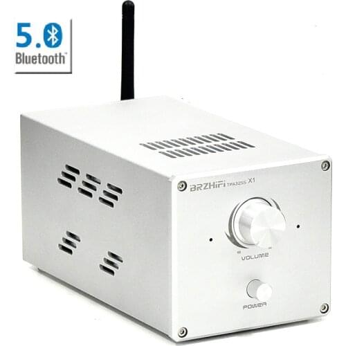AC220V TPA3255 QCC3034 Bluetooth 5.0 300WX2 Fever Vertical Digital Audio Amplifier PCM5102A Decoding