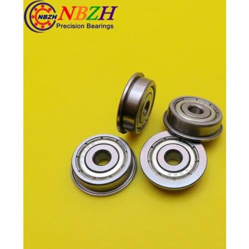 High Quality ABEC-3 Z2V1 F634/F634ZZ RF-1640ZZ FL634ZZ 4X16X5 metric series flanged miniature deep groove ball bearing