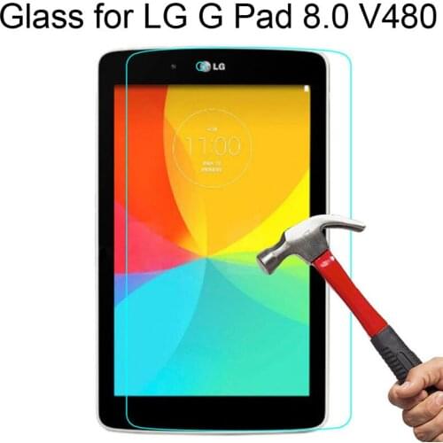 Screen Protector For LG G Pad 8.0 tempered glass film GPad 8.0 inch V480 screen guard protection