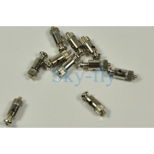 10 PCS ADJUSTABLE PUSHROD LINKAGE STOPPER SERVO CONNECTORS 2.1mm FOR RC AIRPLANE HELICOPTER