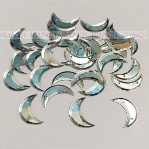 30g 1100Pcs10*5mm Cup Moon Shape Loose Sequin Paillette Sewing,Wedding Craft,Women Kids Shoes,Hats,Colthes DIY Garment Accessory