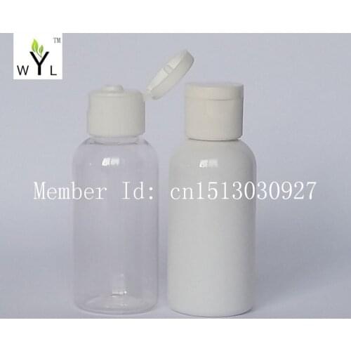 40ML empty plastic travel container bottle with flip top cap,sample bottle cosmetic packaging refillable perfume atomizer WYL