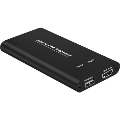 4K 1080p HDMI Video Capture Card Video Capture Device USB 2.0 Live Streaming HD Capturing for PC PS4 Game Xbox One Capture Cards