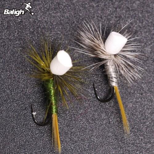 8pcs Fishing Lure Butter Fly Insects Various Style Salmon Flies Trout Single Dry Fly Fishing Lures Fishing Tackle