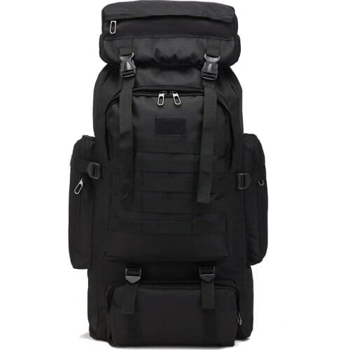 80L Waterproof Tactical Backpack Military Army Waterproof Hiking Camping Backpack Travel Rucksack Outdoor Sports Climbing Bag