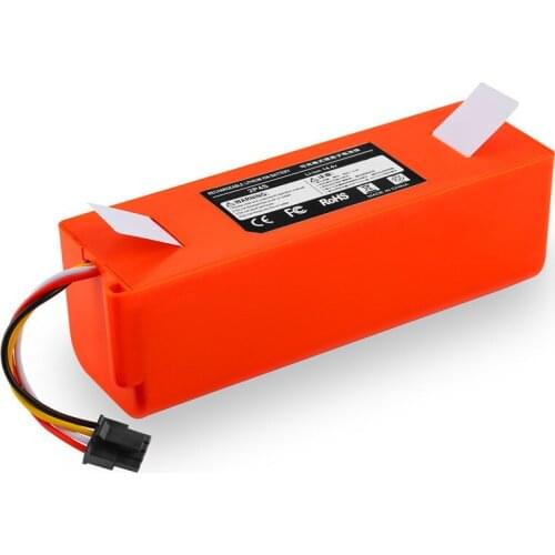 100% NEW 9800mAh 14.4V 6.5Ah li-ion Battery Vacuum Cleaner accessories for xiaomi mi robot Robotics cleaner roborock S50 S51 T4