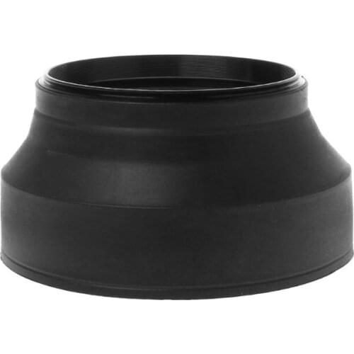 Lens Hood Rubber Collapsible Wide-Angle 3 Stage 77mm Camera Accessories Replacement Part