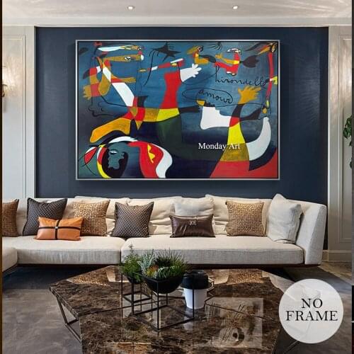 Big Size 100% Hand Painted Picasso Famous Abstract Oil Painting Home Decoration Wall Pictures for Living Room Wall Quardro Gift