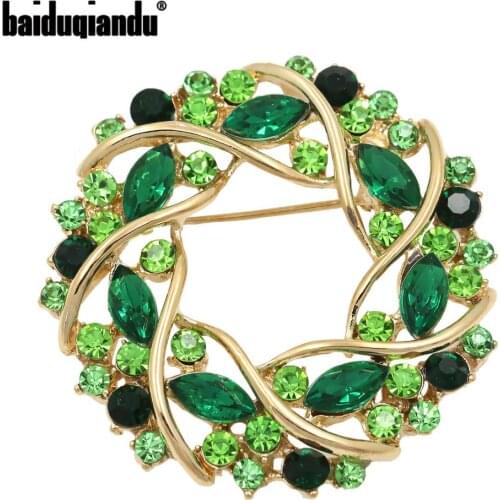 Factory Direct Sale Women Crystal Rhinestone Garland Brooch In 5 Colors Free DHL/EMS Delivery Order $100