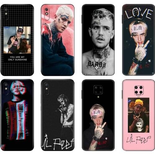 Black tpu Case For Xiaomi Redmi 7A 8 8A 9 9A 9C Case Redmi Note 8T 8 Pro T Note 9 9S 9 Pro Case Lil Peep Lil Bo Peep worlds away
