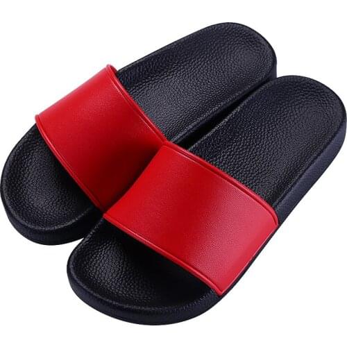 Unisex Home Slippers Summer Indoor Floor Non-slip Slippers Couple Family Women and Men Hotel Bathroom Bath Sandal Slippers 2020