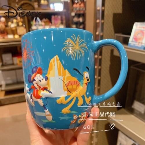 Disney Domestic Delegated Purchase Mickey Minnie Castle Funny Ceramic Mug Water Cup Cup ceramic mug reusable cup