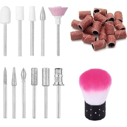 Electric Nail Drill Machine Manicure Pedicure Polish Bits with Sanding Bands