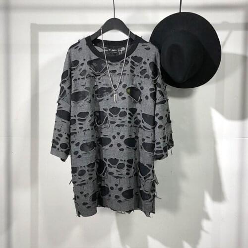 Owen seak Men T Shirt Mens Clothing Hip Hop Tops Tees High Street Summer Japanese Male Solid OverSized Sweetwear T Shirt