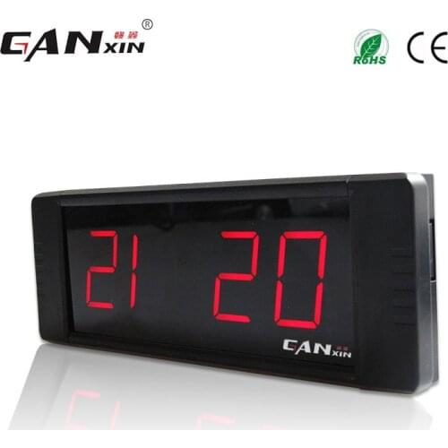 [GANXIN] electronic digital led wall clock quieten alarm clock office table clock