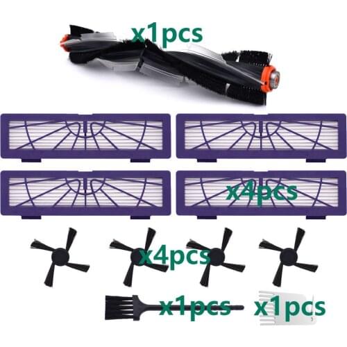 HEPA Filter Roller Main Brush Side Brush For Neato Botvac BV 70/75/80/85 Robot Vacuum Cleaner Replacement Accessories Parts