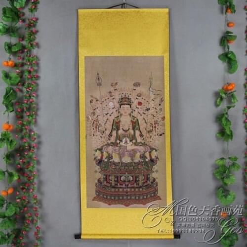 Chinese Antique Boutique collection the Thousand-hand Bodhisattva portraits