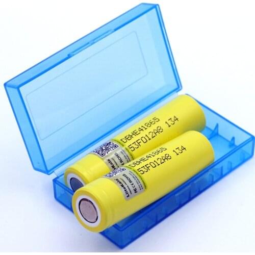Liitokala New Original HE4 18650 Rechargeable li-lon battery 3.6V 2500mAh Battery can keep + Storage box