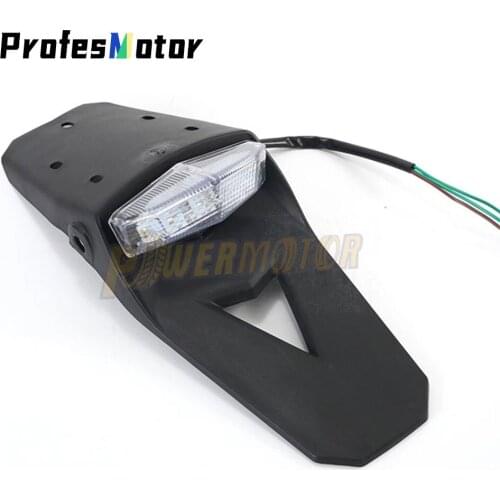 Motorcycle LED Tail Light&Rear Fender Light Universal Motocross Enduro For CR EXC WRF CRF 250 400 426 450