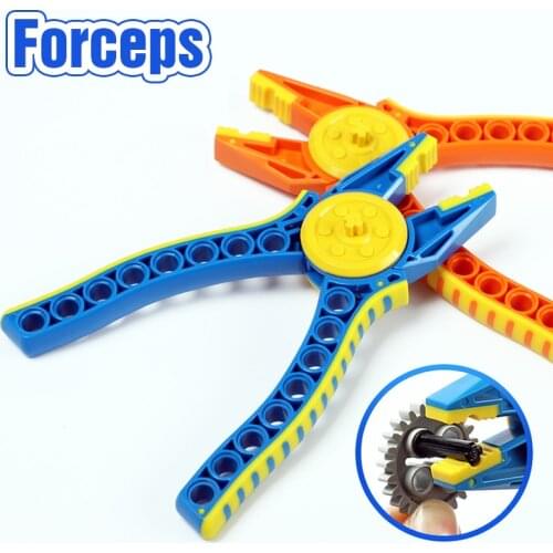 New Ideas Design Removal Tool Dial Button Pliers Building Block Group Removal Plastic Nail Tweezers Tool Brick Toys