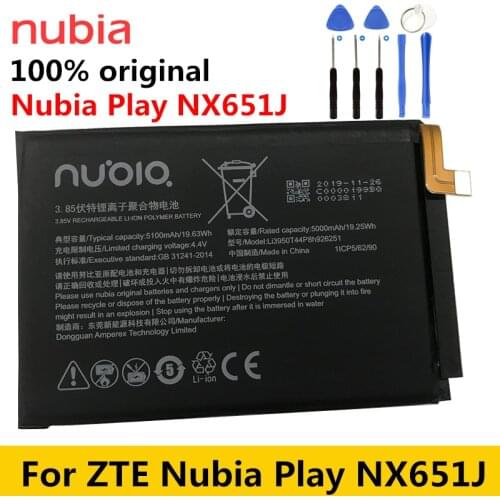 100% Original New 5100mAh Battery Nubia Li3950T44P8h926251
