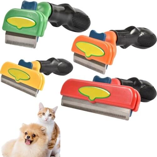 Pet Hair shedding Comb Pet Dog Cat Brush Grooming Tool Furmins Hair Removal Comb for Dogs Cats Pet Supplies