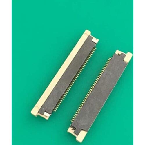 LCD Screen Connector 0.5 pitch 40p Drawers Next FPC Socket Gold plated Thickness 2.0mm For 0.3mm FFC Cable