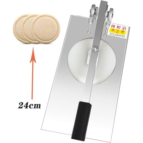 Manual Pizza DoughPress Machine 20cm Pizza Dough Flattening Press 7.8" Dough Roller Sheeter Chapati Pressing Machine Pastry