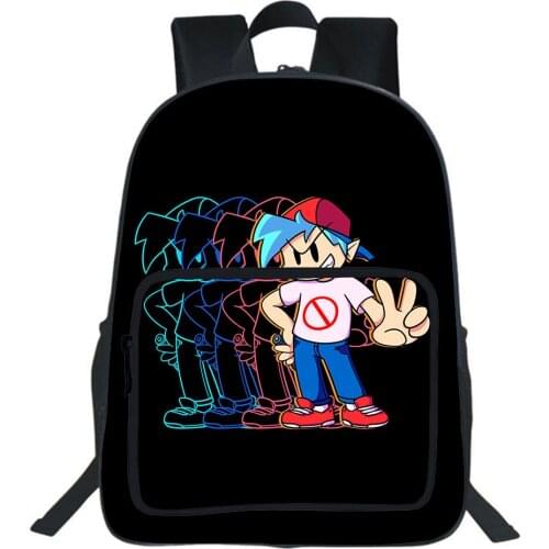 Friday Night Funkin Backpack Children Bag Teen School Bags Student Bookbag Music Game Rucksack Women Backpack Boy Girll Bag