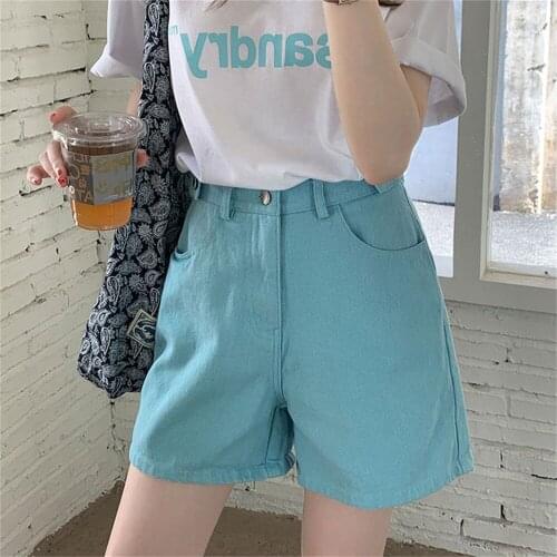 Alien Kitty 5 Colors Short Denim Jeans Outwear New Plus Size Summer High Waist Stylish Sexy Femme Loose Women Casual Hot Shorts