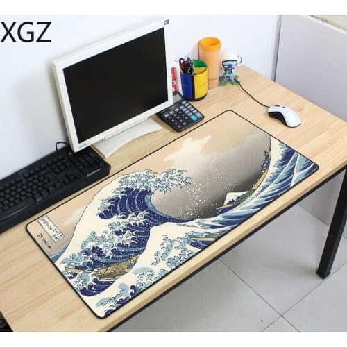 XGZ Custom Large Lockedge Mouse Pad Speed Pc Keyboard Mat Rubber Gaming Desk Mats for Game Player Desktop PC Computer Laptop Xxl