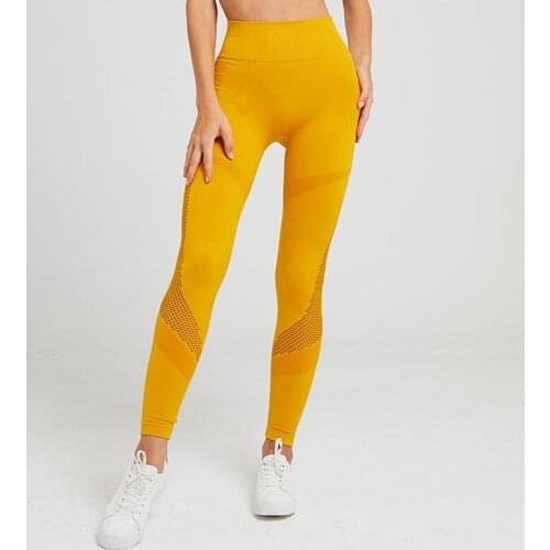 Womens leggings high waist gym running fitness yoga pants hip-lifting sports abdomen leggings