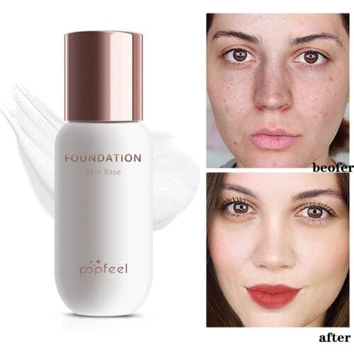 Color-changing liquid foundation cover high coverage blemish cream whitening oil control waterproof long-lasting makeup cosmetic