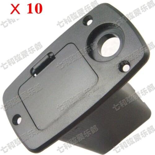 10 Pcs Black 9V Battery Boxs/Holder/Case/Compartment Cover for Active Guitar & Bass Pickup (DCH-TY-10)