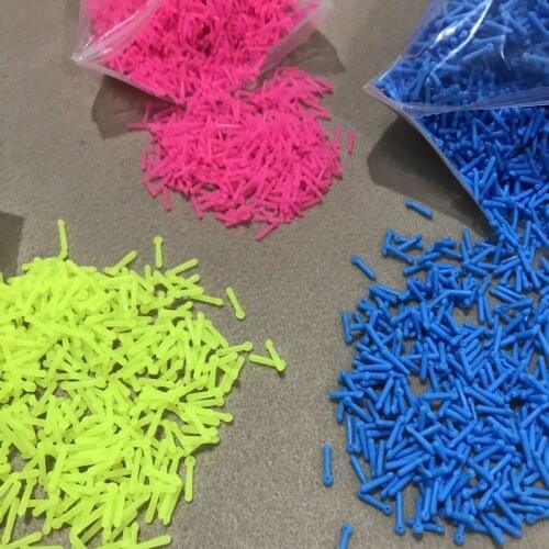 100pcs Fishing Bobber Foot Seat Holder Silicagel Rotation Drift Float Seats Multi Colors Rubber Float Connector Herabuna Tackle