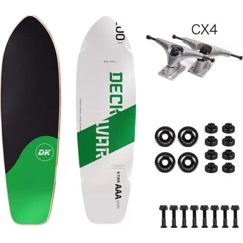27inch Land Surf Skate Board CX4 Truck 7-Tier Maple Cruiser Penny Board Women Outdoor Carving Pumping Complete Surf Skateboard