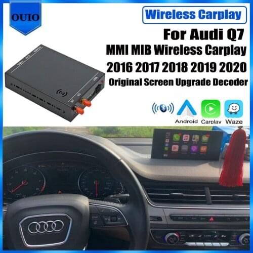 For Audi Q7 2016 ~ 2019 MIB wireless Android AUTO wireless Apple carplay interface Rear camera Adapter Carlief